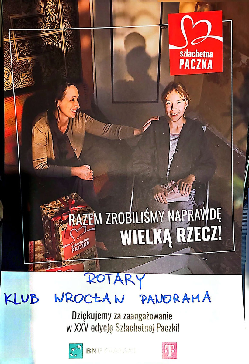 Klub Wrocław Panorama pomaga w Szlachetnej Paczce
