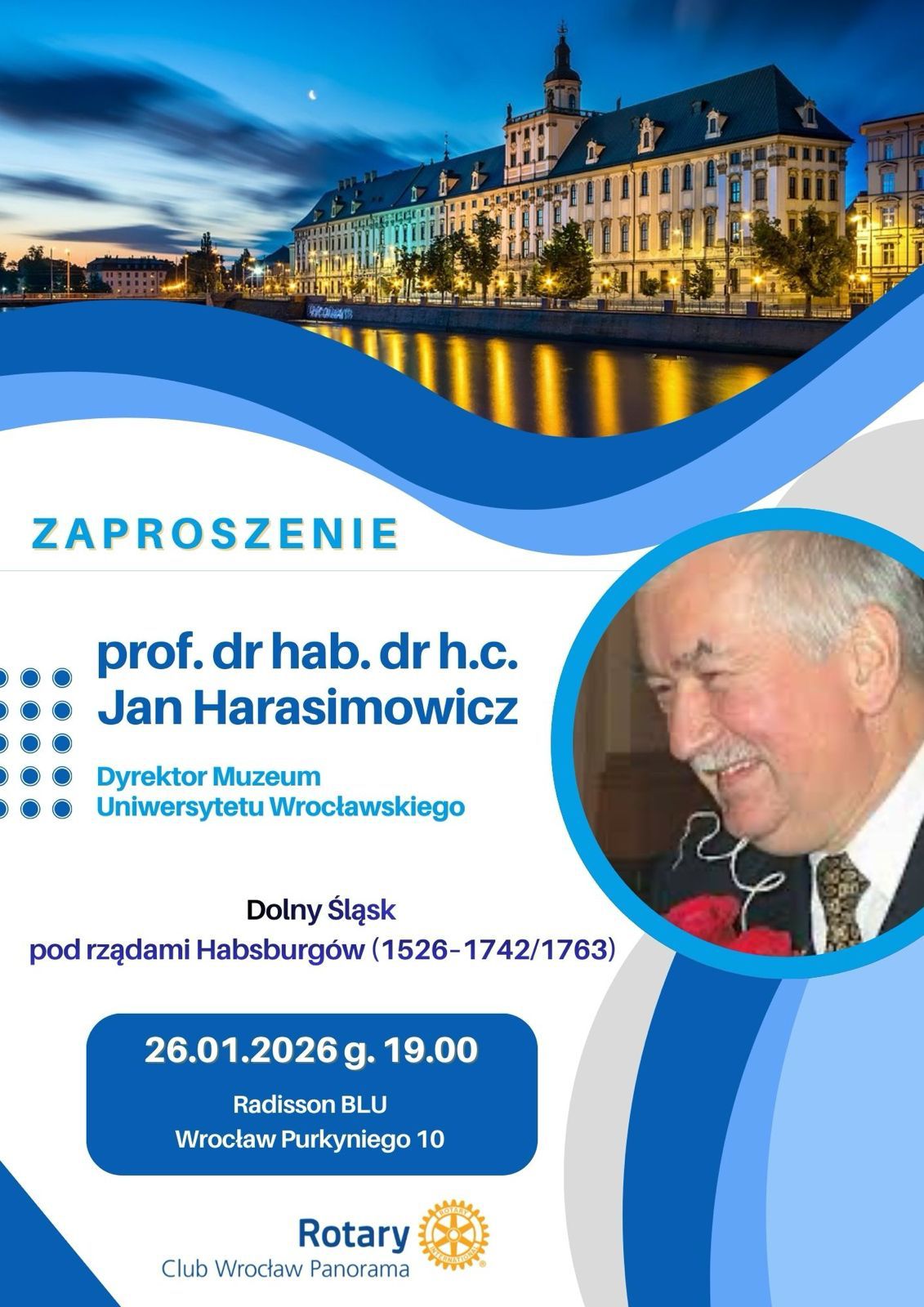 Odbyło się spotkanie z prof. dr hab. dr h.c. Janem Harasimowiczem – Dyrektorem Muzeum Uniwersytetu Wrocławskiego